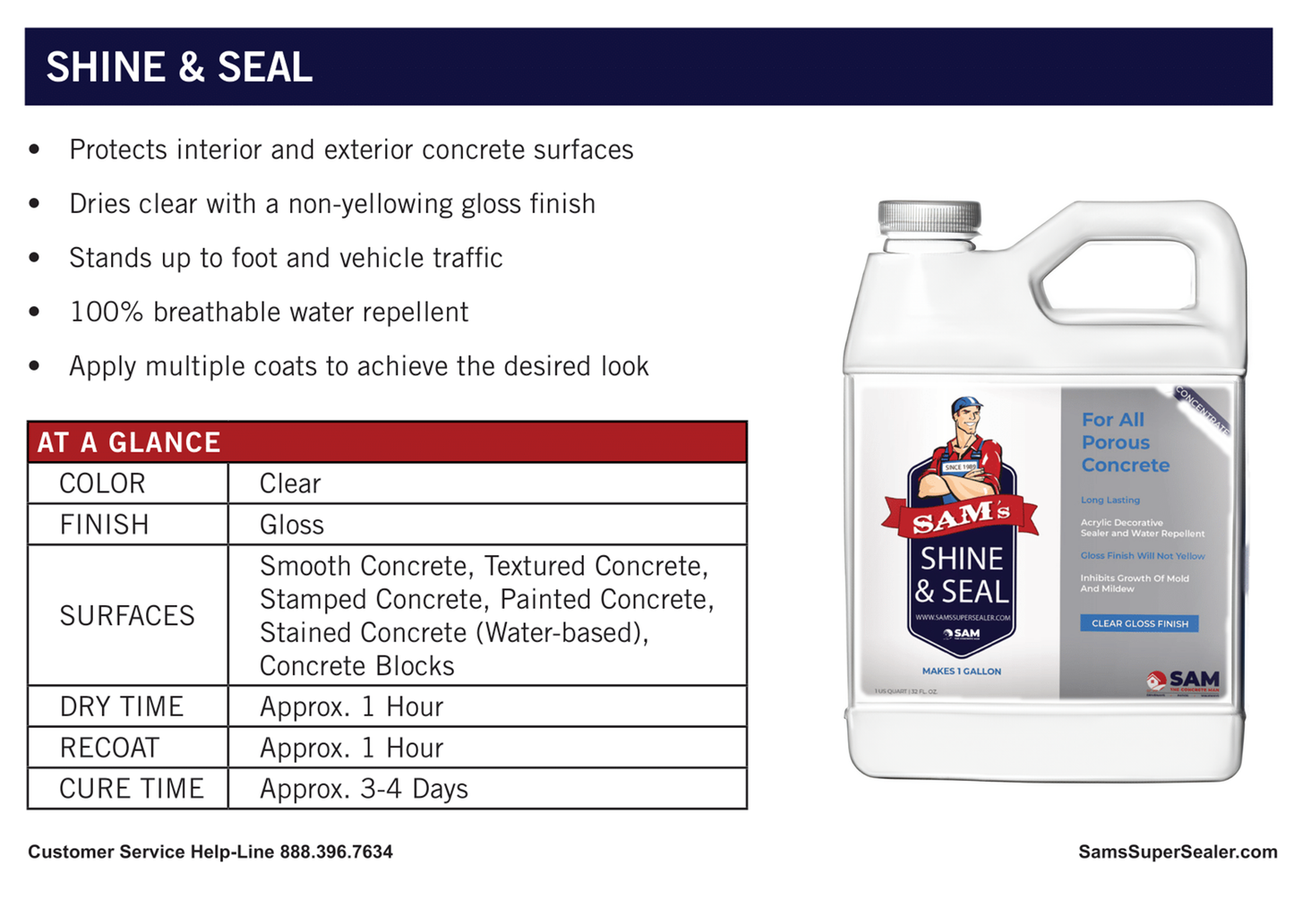 SAM'S SHINE & SEAL